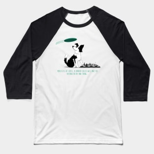 Border Collie playing chess Baseball T-Shirt